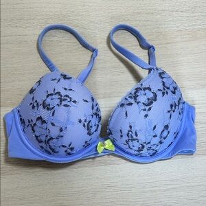 Victoria's Secret Lavender Floral Bra
